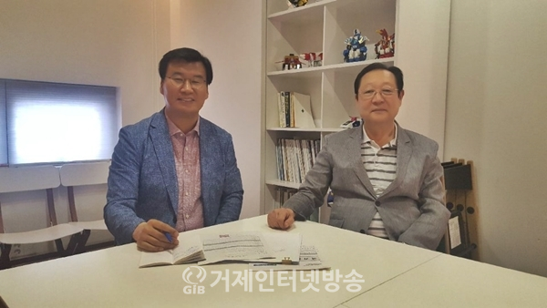 지난 24일 권기홍 동반성장위원장 만난 문상모 위원장