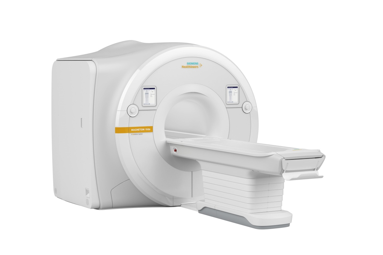 거제 거붕백병원이 새로 도입한 독일지멘스사 마그네톰 비다 3.0T MRI(자기공명영상장치) 장비.